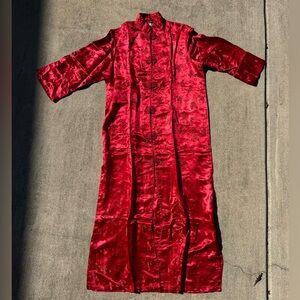 Double Peach 100% silk kimono